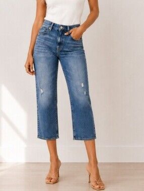 Lucky Brand 90's Loose High-Rise Crop Jeans (Size: 8/29)
